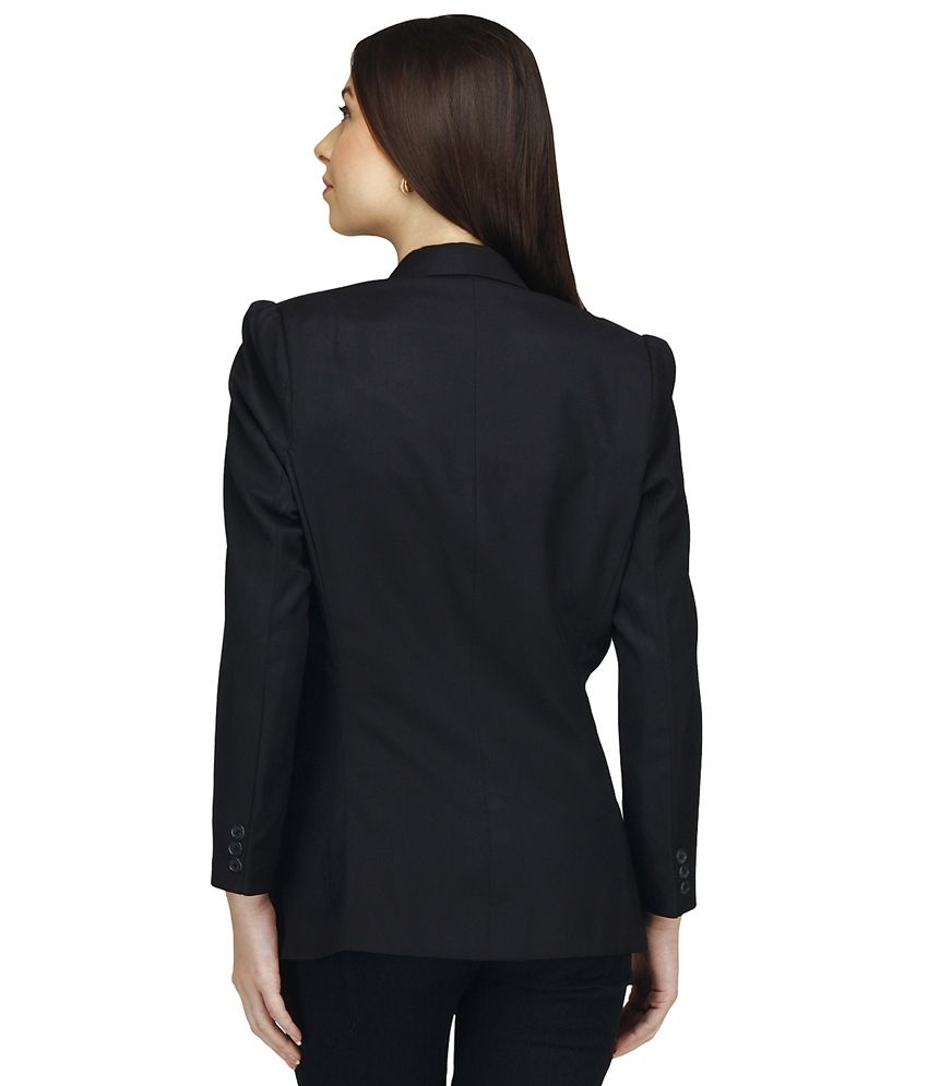 Buy Bespoken Black Cotton Blend Blazers Online at Best Prices in India ...