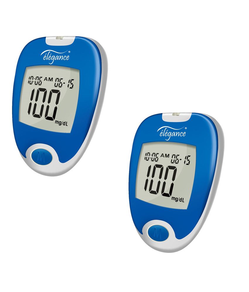 Elegance CTX12 Blood Glucose Monitoring System With Free 25 Test Strips (Set Of 2) Buy Online