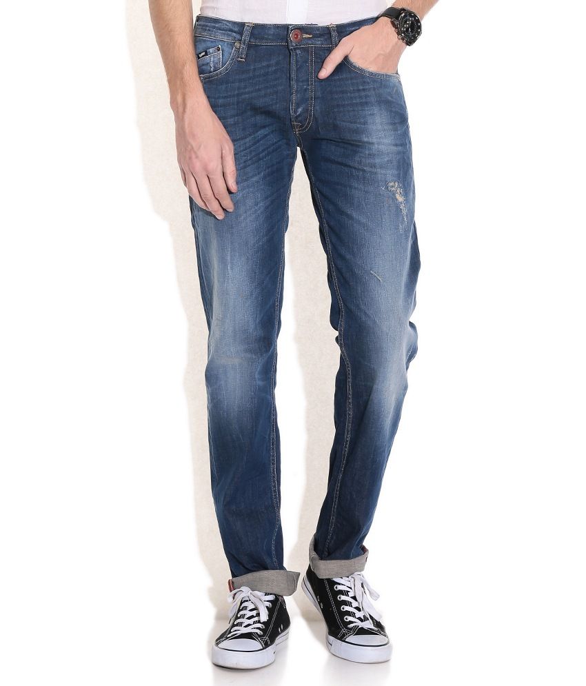 GAS Blue Morrison Fit Jeans - Buy GAS Blue Morrison Fit Jeans Online at ...