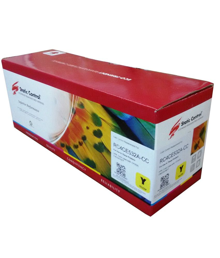 Static Control 304A Yellow Toner Cartridge Compatible for HP 532A ...