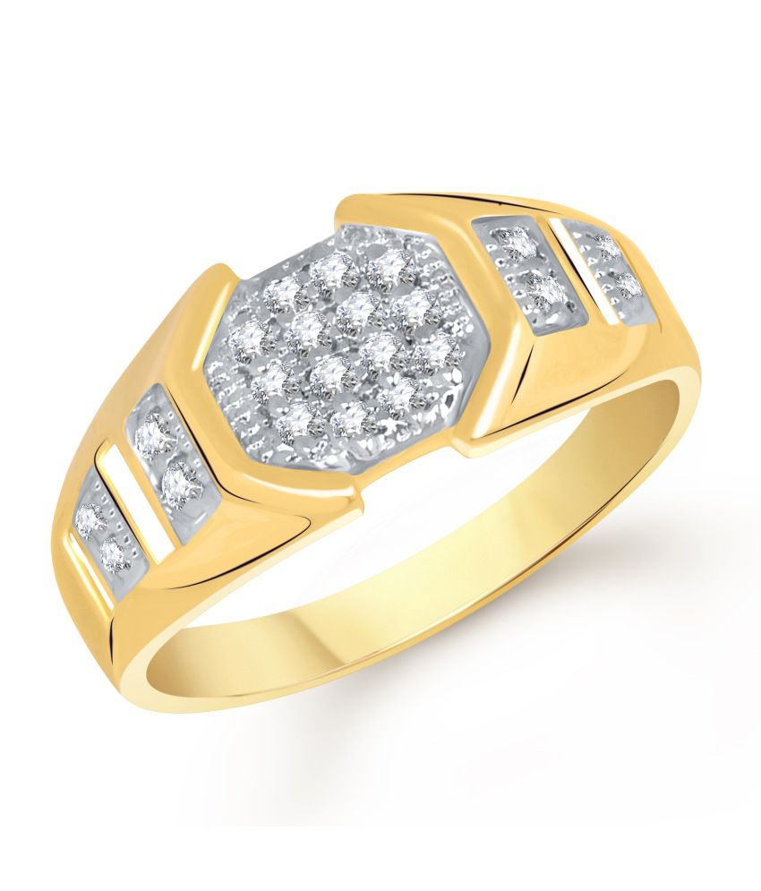 Vk Jewels Angelic Gold And Rhodium Plated Ring: Buy Vk Jewels Angelic ...