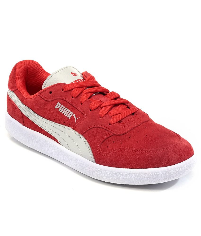 Puma Red Sneaker Shoes - Buy Puma Red Sneaker Shoes Online at Best ...