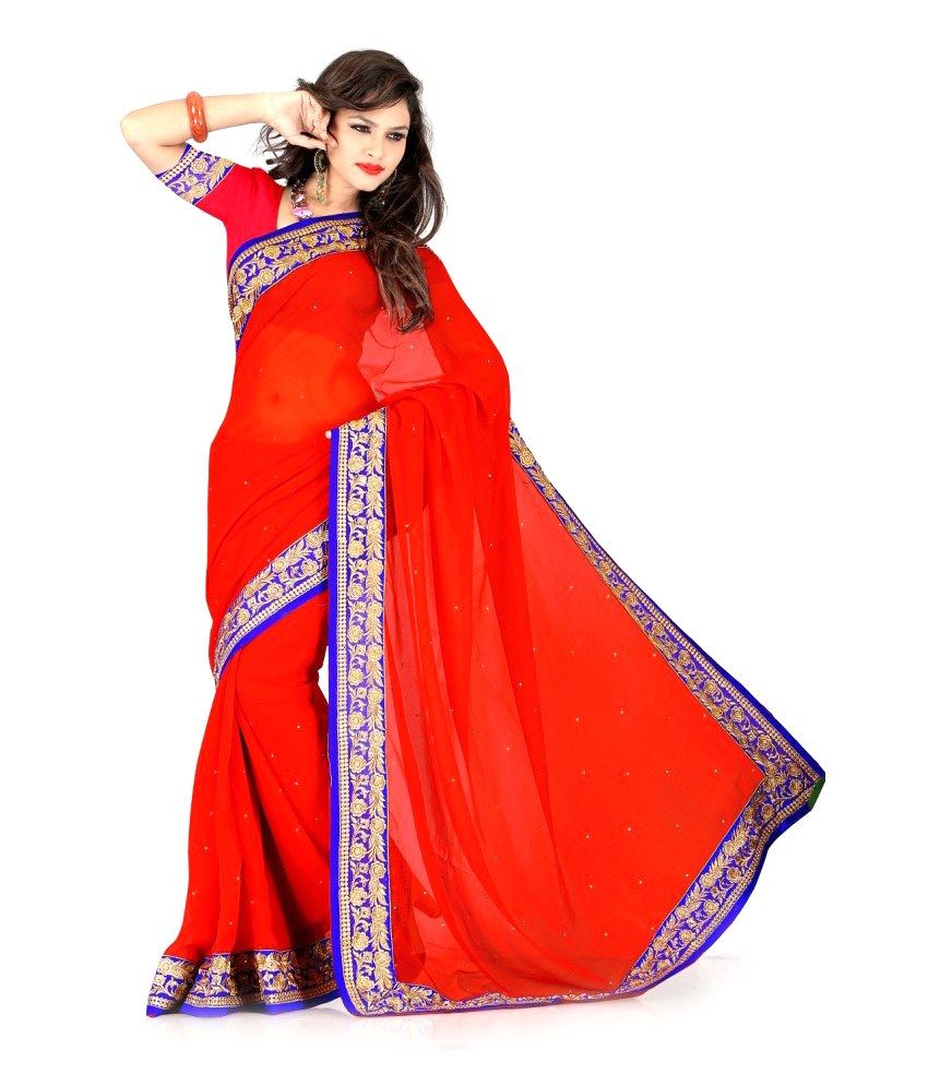 buy designer chiffon sarees online