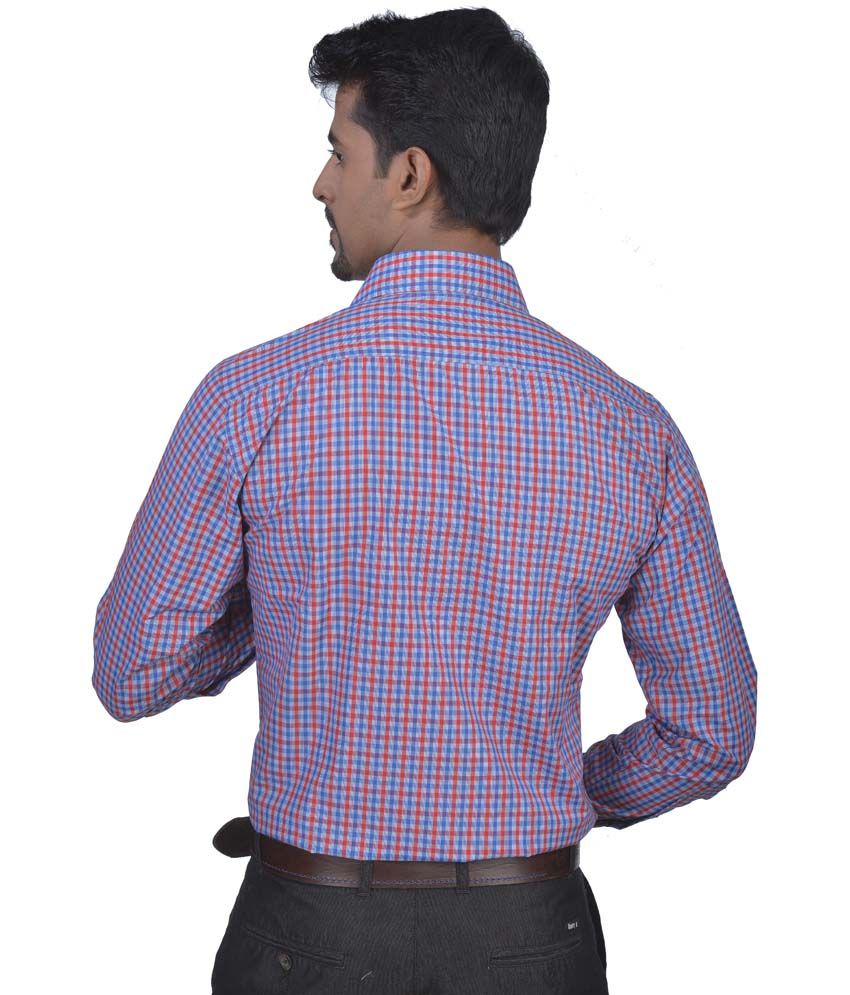 patterned formal shirt