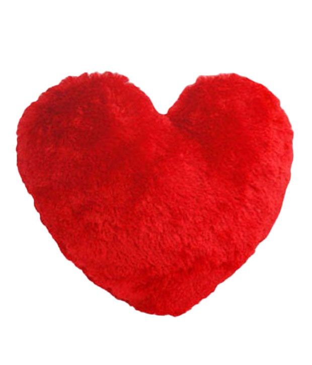 Archies Soft Red Heart Shaped Pillow - Buy Archies Soft Red Heart ...