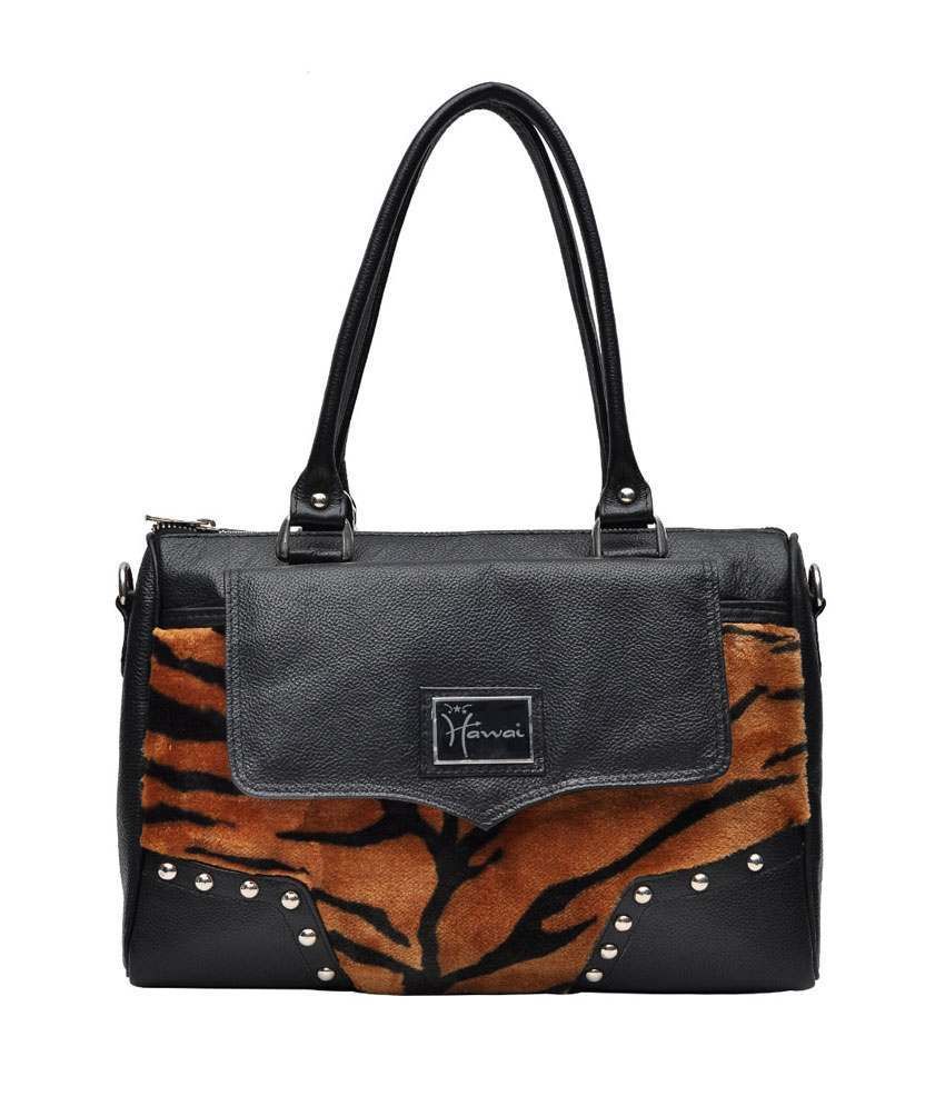 Hawai Tiger Print Leather Handbag Buy Hawai Tiger Print Leather