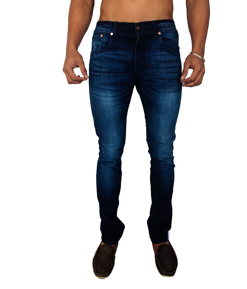 Originals Levi S 511 Slim Fit Lycra Dark Blue Faded Jeans For Men