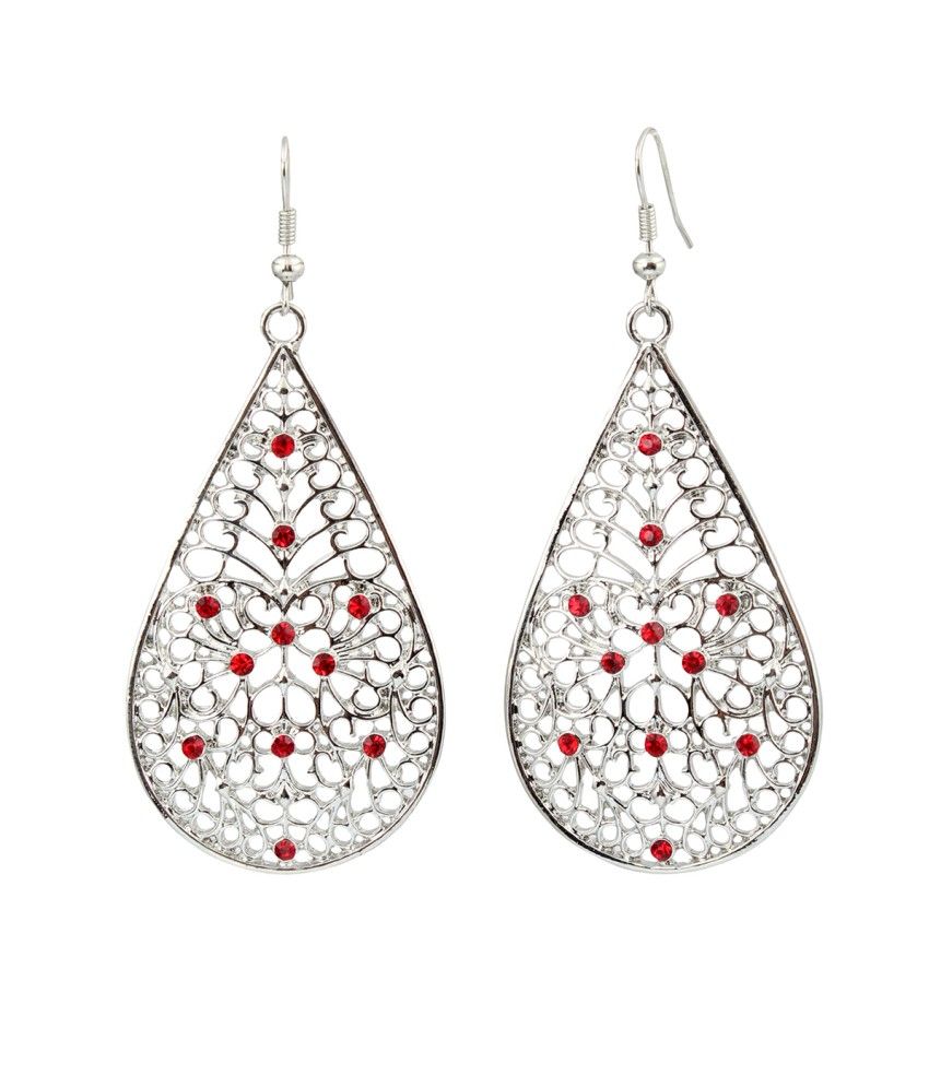 Big Tree Traditional Orange Dangler Earrings For Women Buy Big Tree