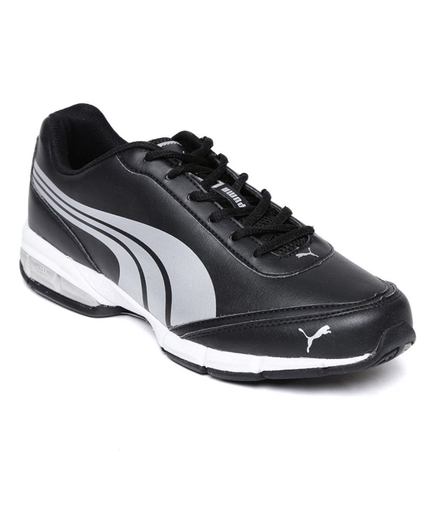 puma black shoes for school