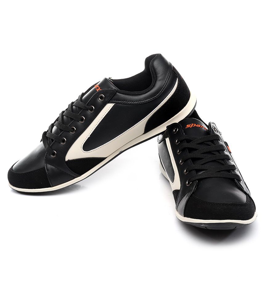 Sparx Black Sport Shoes - Buy Sparx Black Sport Shoes Online at Best ...