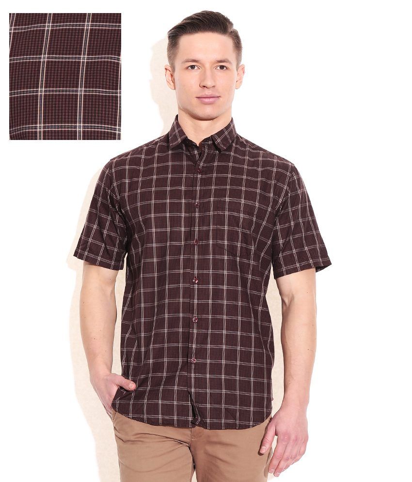 wills lifestyle men's casual shirt