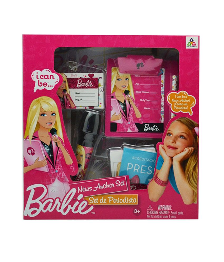 barbie news set