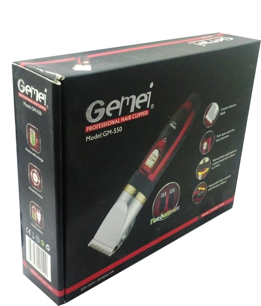 Gemei Gm550 Professional Hair Clippers Price in India Buy Gemei Gm