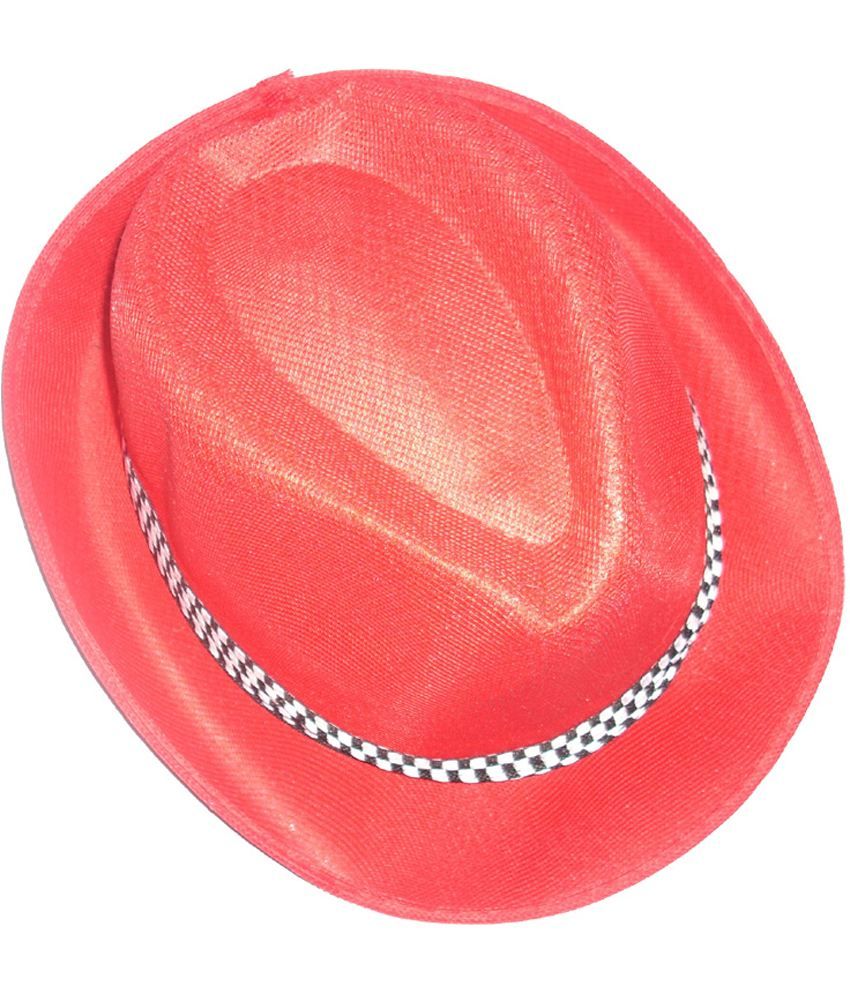 Ellis Red Polyester Hat Buy Online Rs. Snapdeal