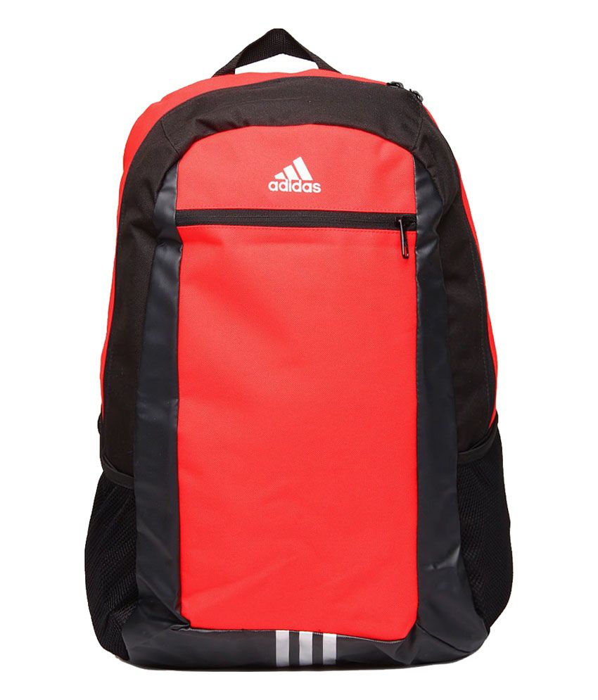 Adidas Red & Black Canvas Backpack - Buy Adidas Red & Black Canvas Backpack Online at Best ...
