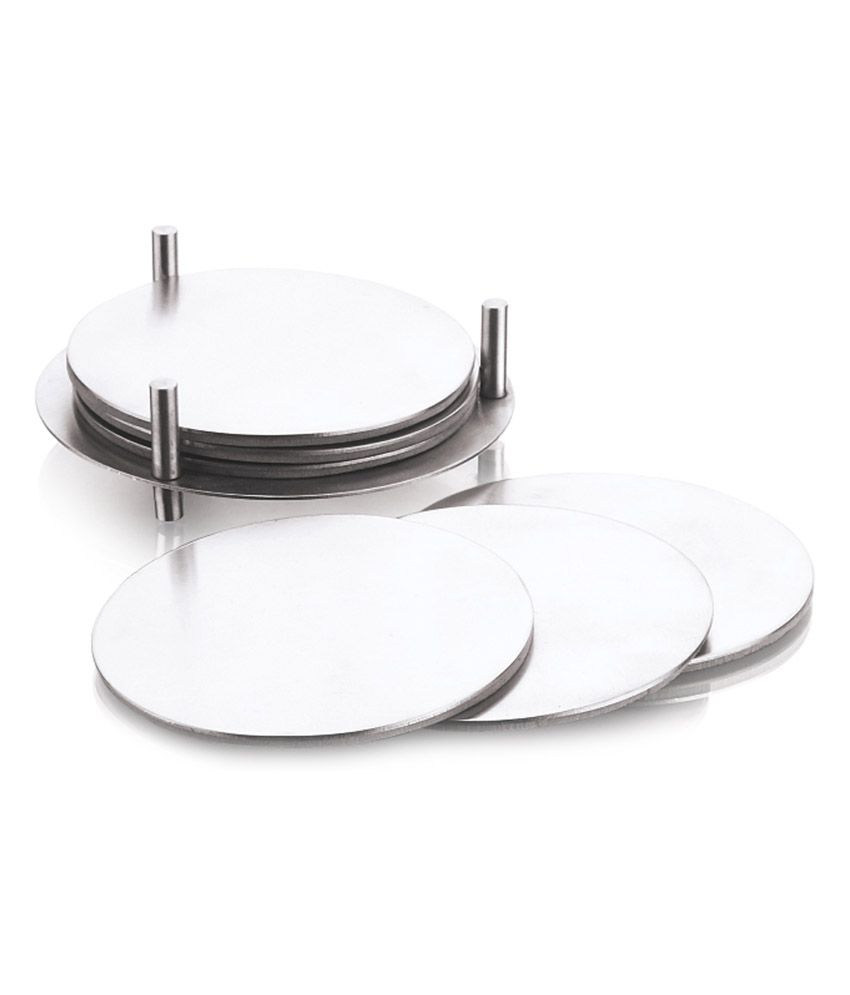     			Dynore Stainless Steel Coaster 7 Pcs
