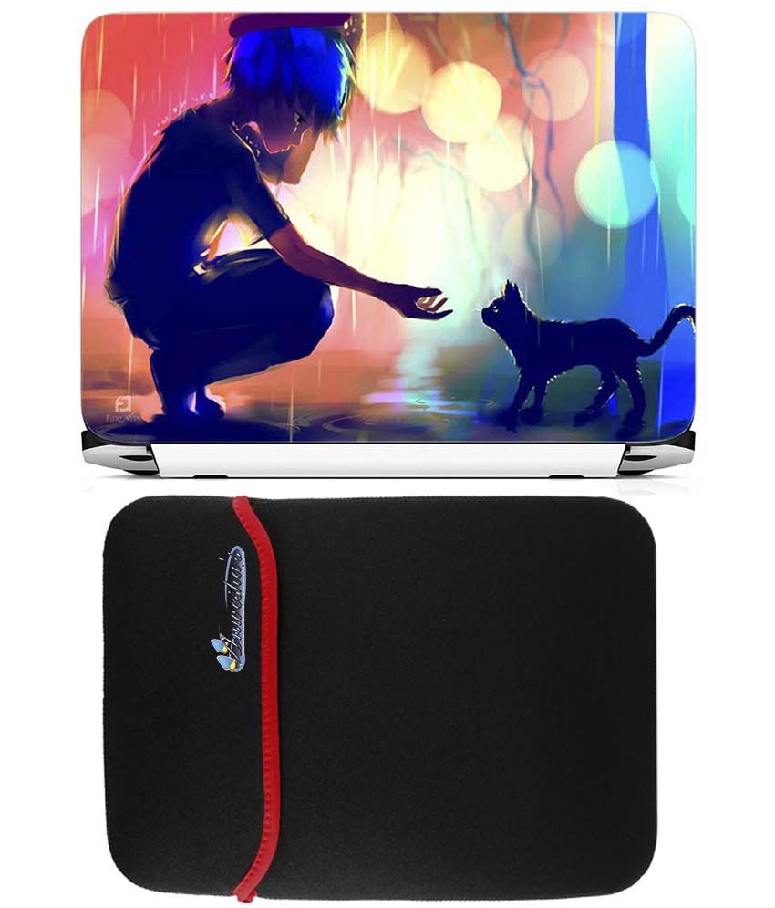 Anwesha's Reversible Laptop Sleeve With Laptop Skin 15.6 Inch Buy