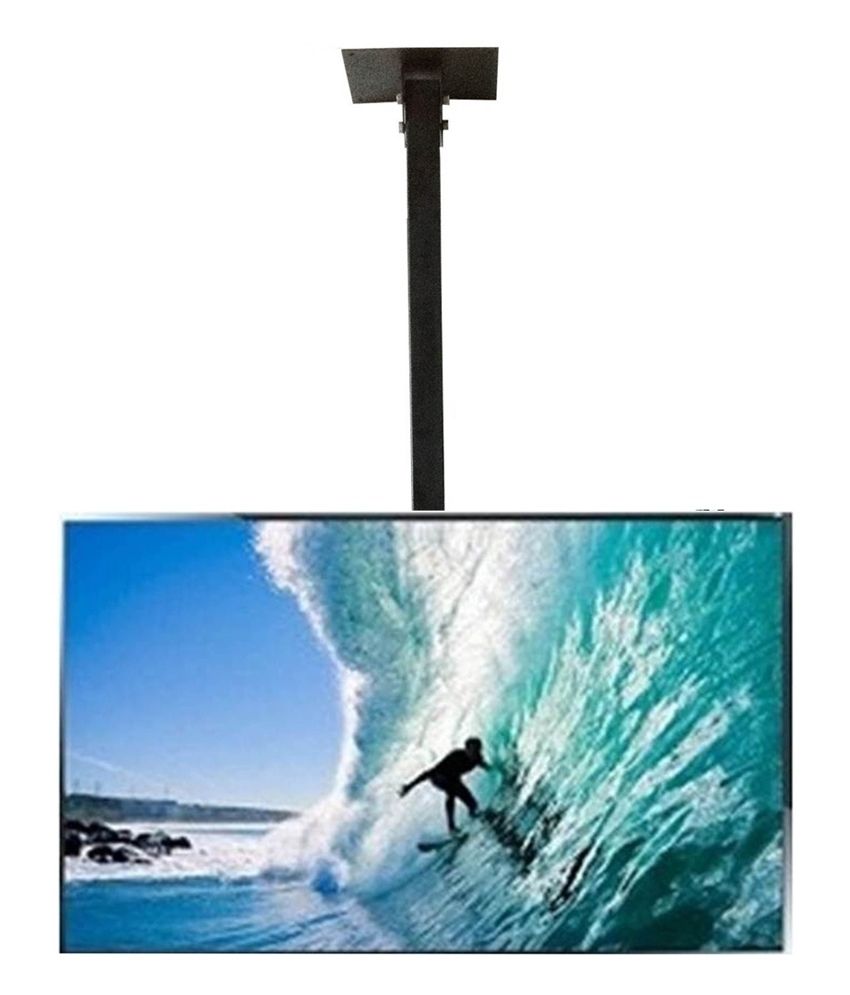 Smart Shelter Lcd Led Plasma Tv Height Adjustable Ceiling Mount Upto 42 Inch Tvs