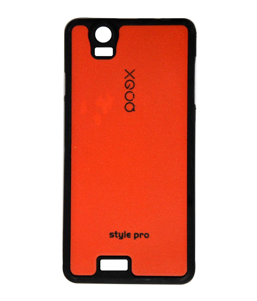Arc Back Cover For Intex Style Pro Red Plain Back Covers Online at