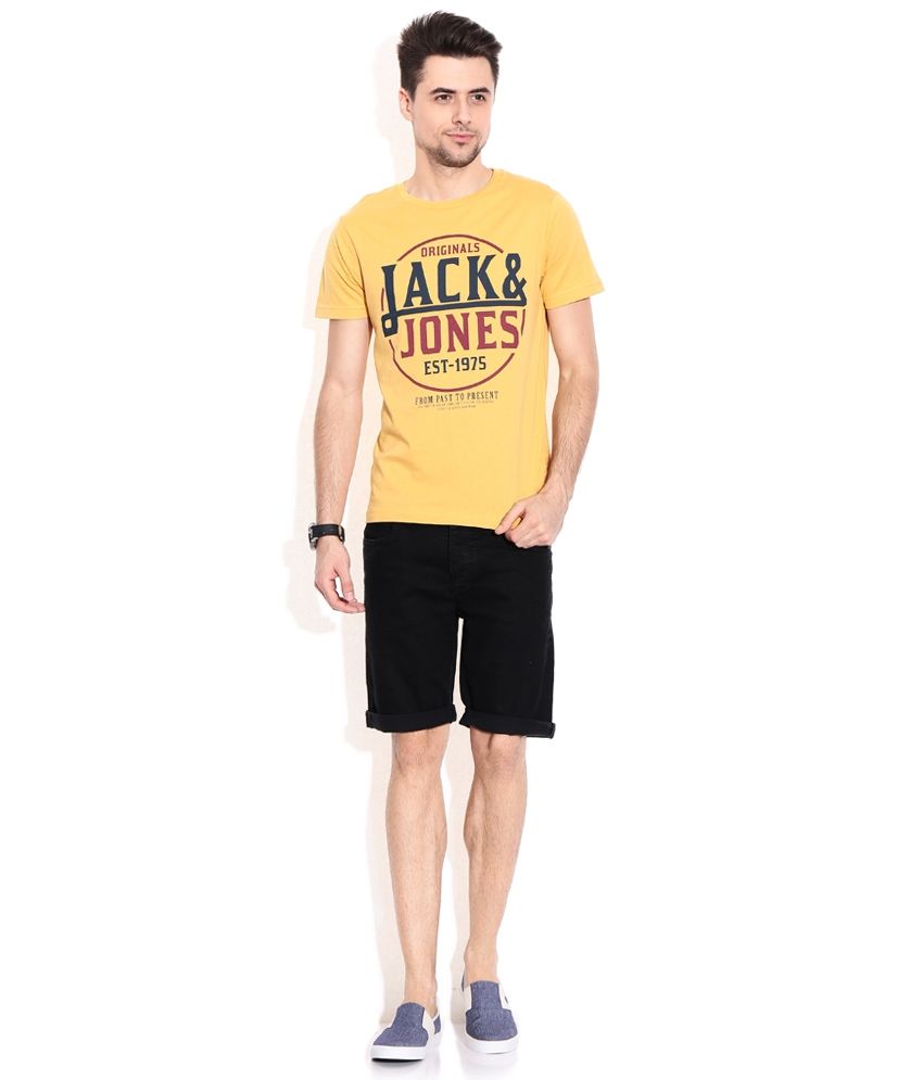 jack and jones yellow cap