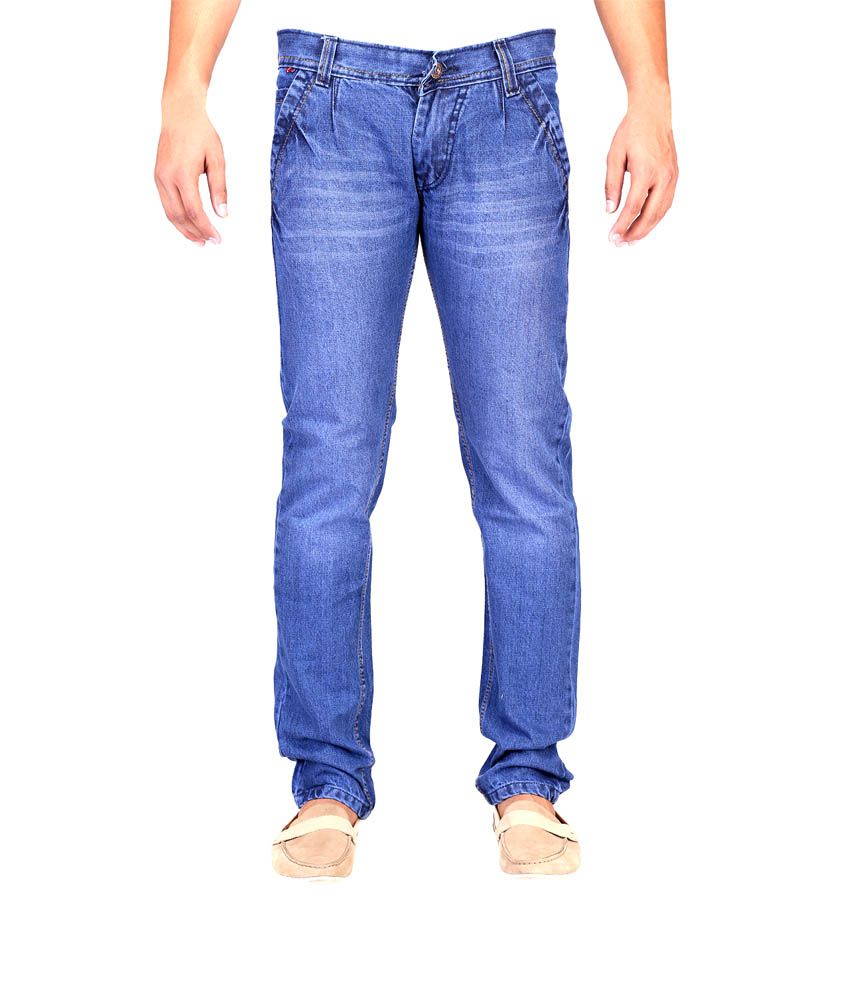 Ansh Fashion Wear Blue Cotton Jeans - Buy Ansh Fashion Wear Blue Cotton ...