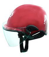 Saviour i-Ride - Open Face Novelty Helmets - Red Cherry with Clear Visor [Large - 580mm]