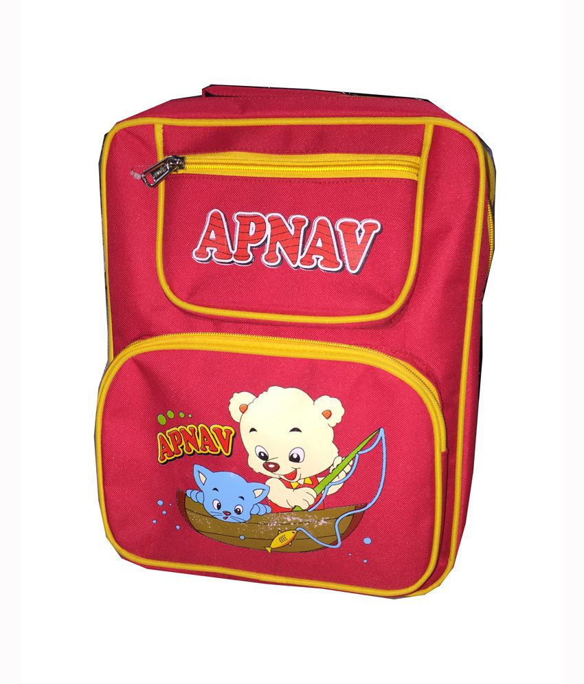     			Apnav Red 18 Ltrs School Bag for Boys & Girls