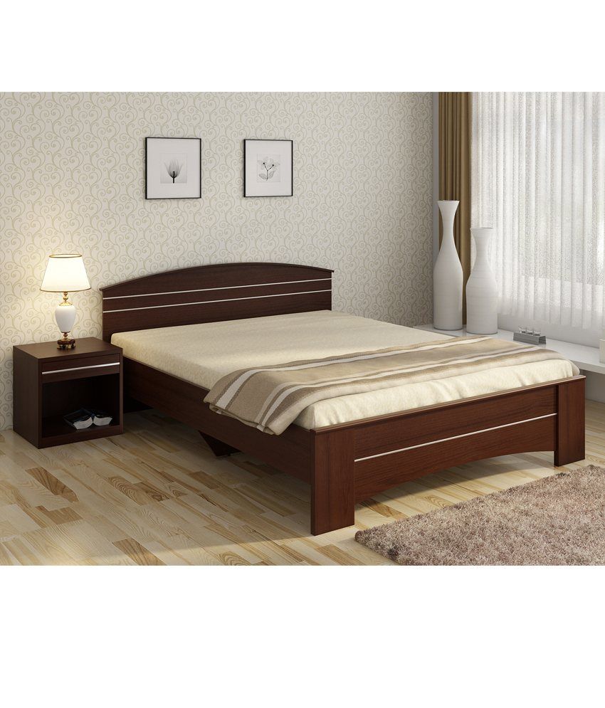 Kosmo Maxima Queen Size Bed with Side Table Buy Kosmo Maxima Queen