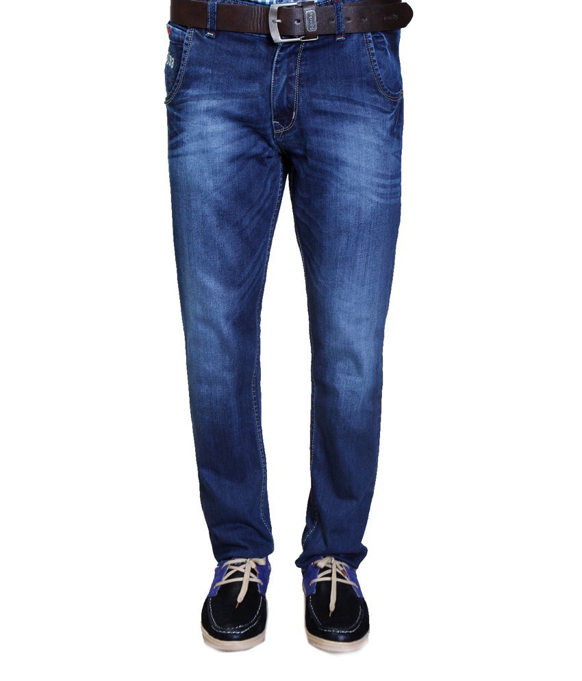 Sparky Blue Slim Fit Stretch Jeans - Buy Sparky Blue Slim Fit Stretch ...