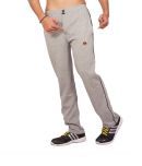 Vimal Ultra Gray Melange Trackpants With Piping