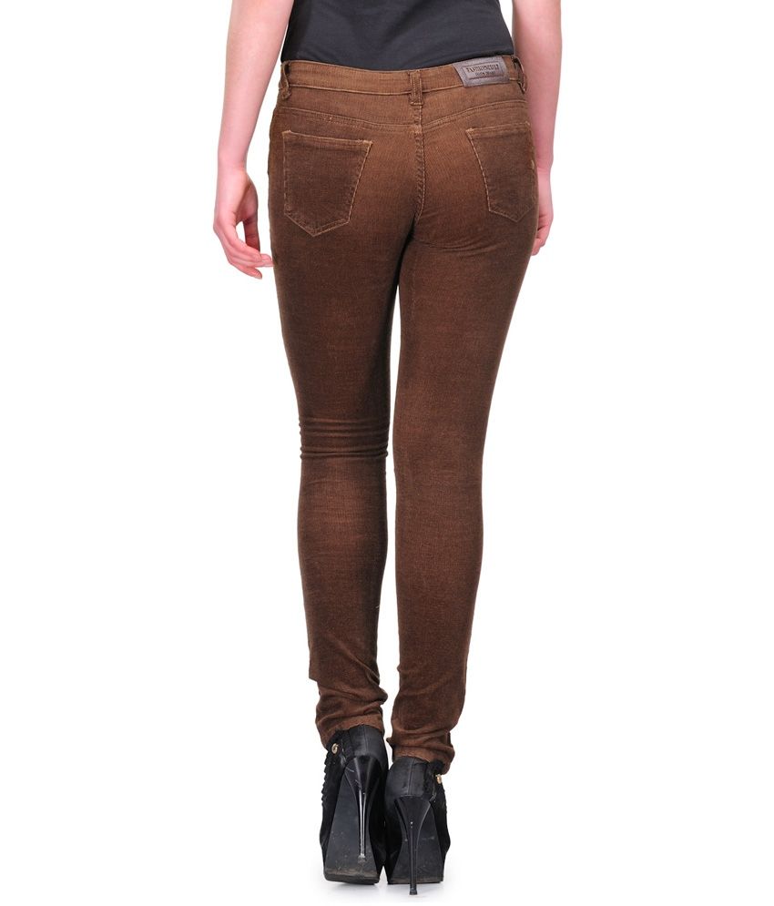 two tone corduroy pants