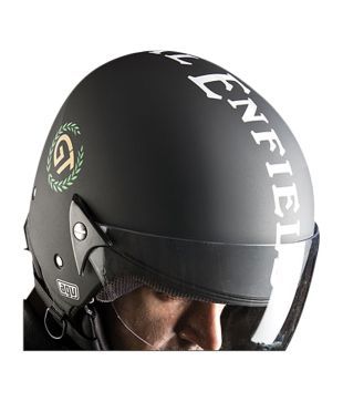 royal enfield helmet matt black