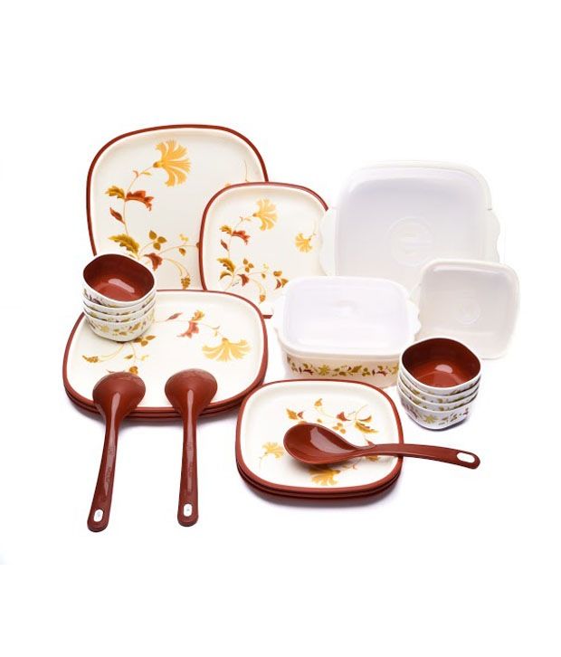 nayasa 22pcs dinner set (printed) Buy Online at Best Price in India