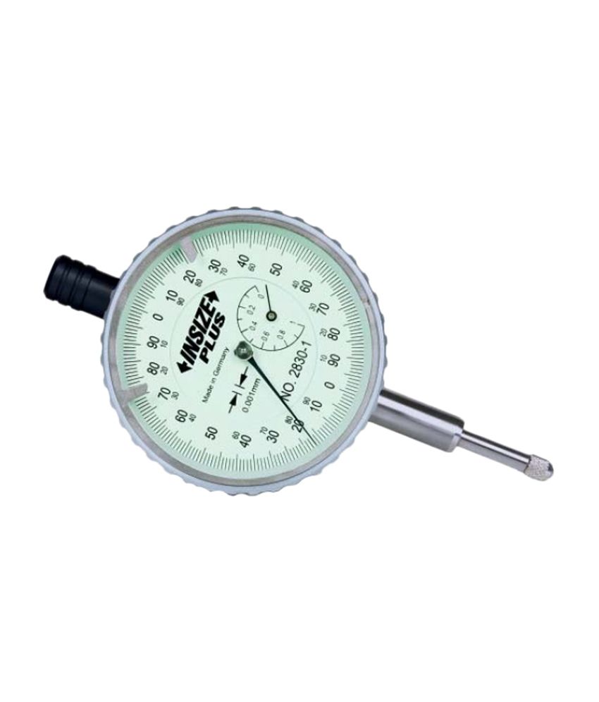 Insize Precision Dial Indicator, Flat Back (Range: 1 mm): Buy Insize ...