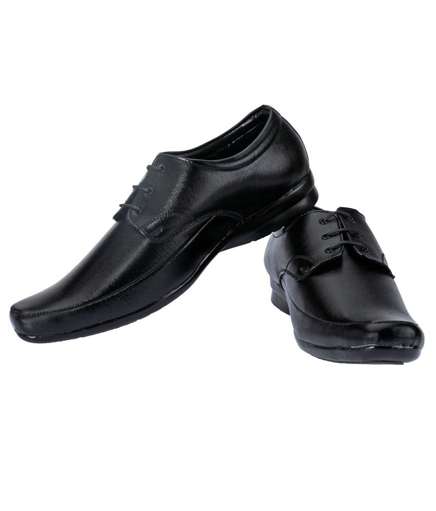 Oman Black Formal Shoes for Men Price in India Buy Oman Black Formal