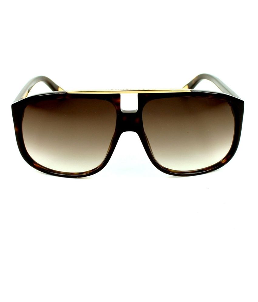 MARC JACOBS-MJ-252-S-086JS Brown Non Metal Designer UV Protection ...