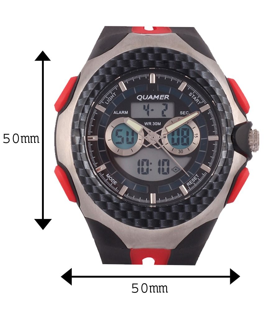 Quamer Dual Time Multifuntion Men's Sports Watch Buy Quamer Dual