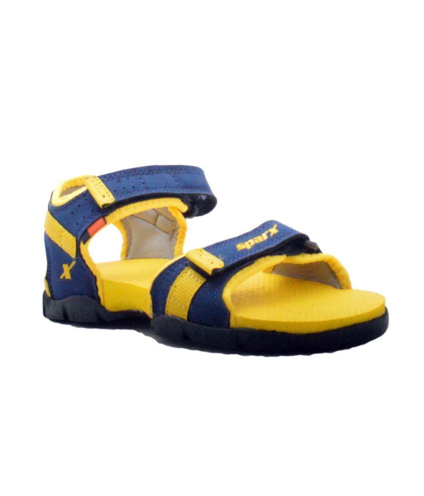 Relaxo Sparx Blue Floater Sandals For 
