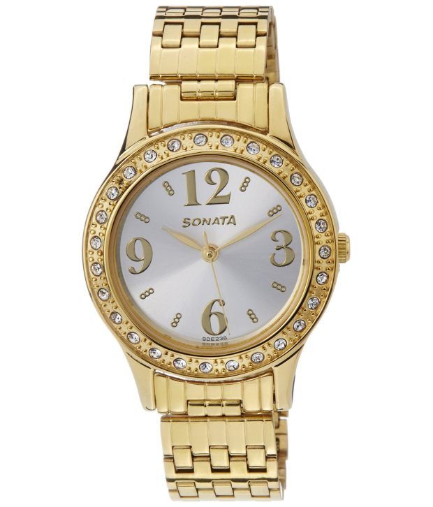 Sonata 8123YM01 Women Watch Price in India: Buy Sonata 8123YM01 Women ...