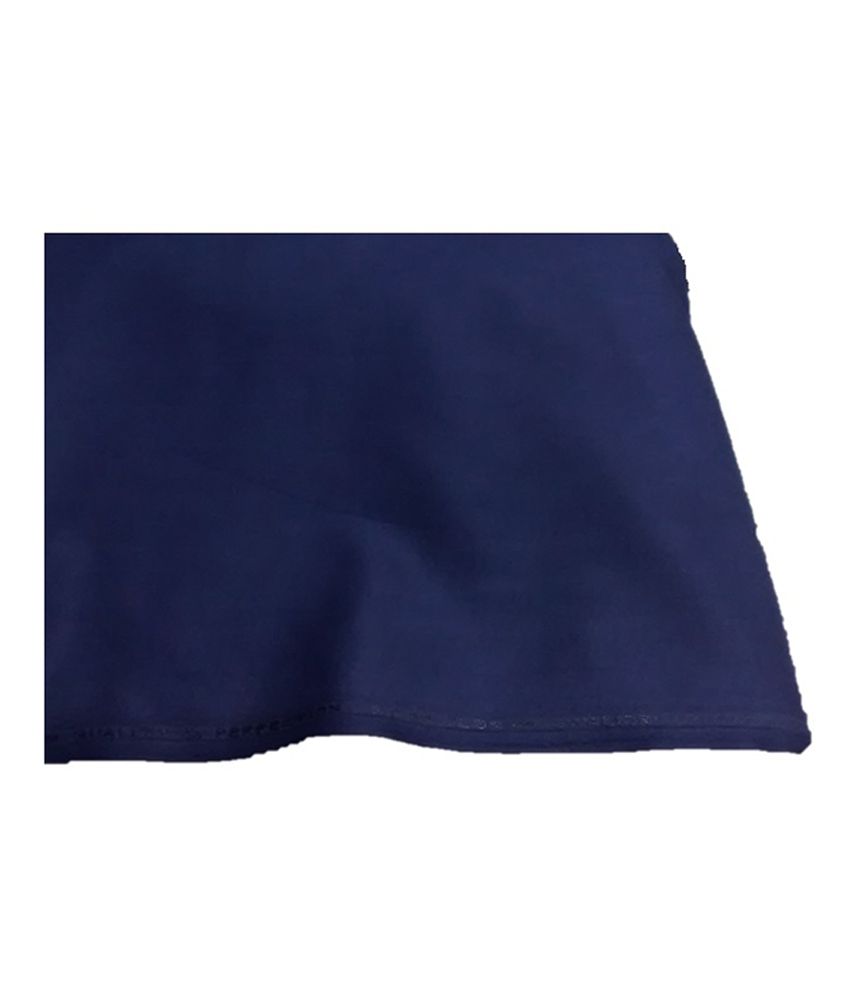 CLDK Luxury Cotton Navy Blue Uniform Suiting - Buy CLDK Luxury Cotton ...