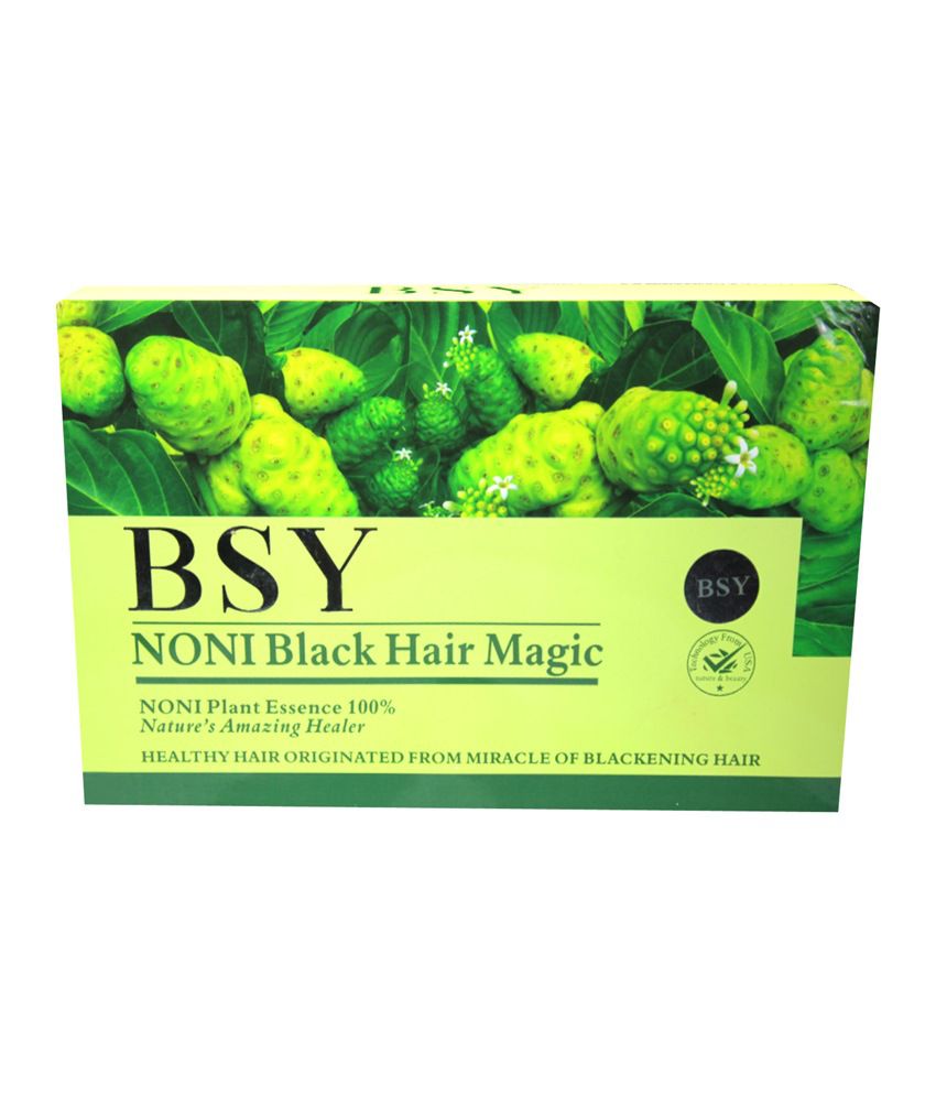 BSY Noni Black Hair Magic Shampoo Pack of 20 (Black): Buy BSY Noni Black  Hair Magic Shampoo Pack of 20 (Black) at Best Prices in India - Snapdeal