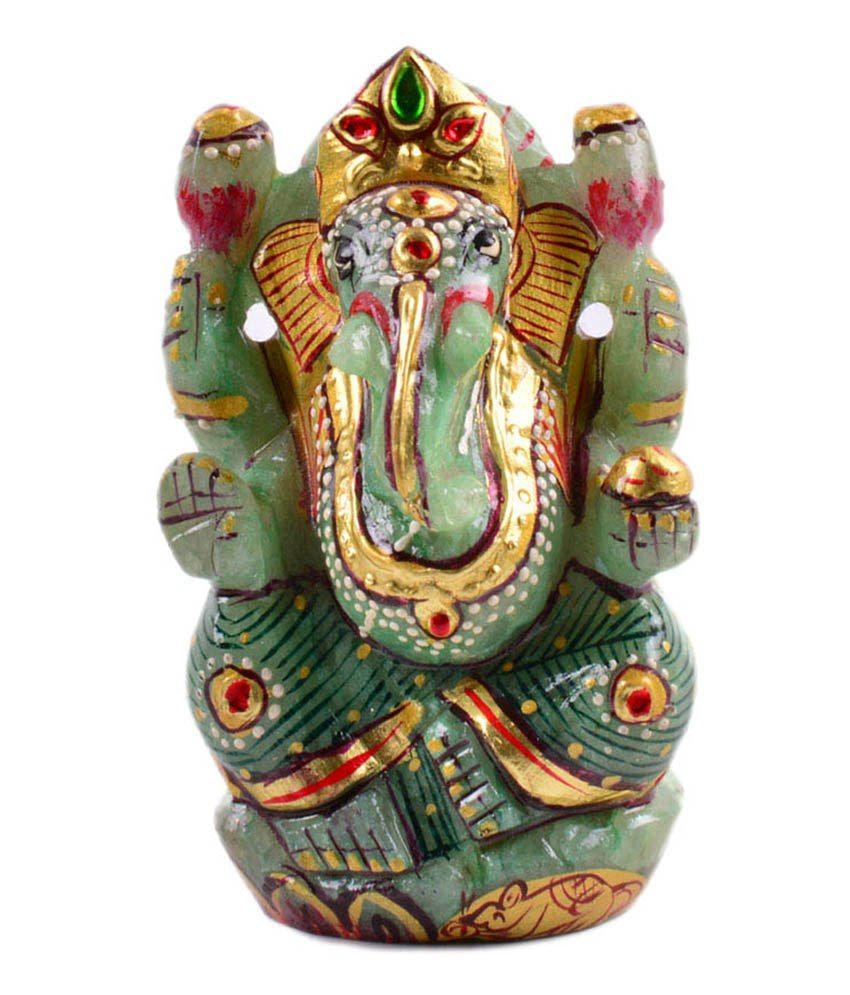 Natural Jade Carved Lord Ganesha Statue 244 gm Buy Natural Jade Carved Lord Ganesha Statue 244