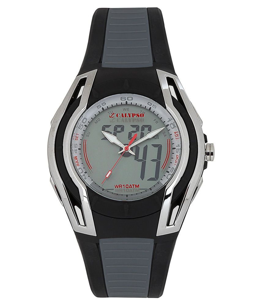 Calypso Trendy Gray Digital Watch For Men Buy Calypso Trendy Gray
