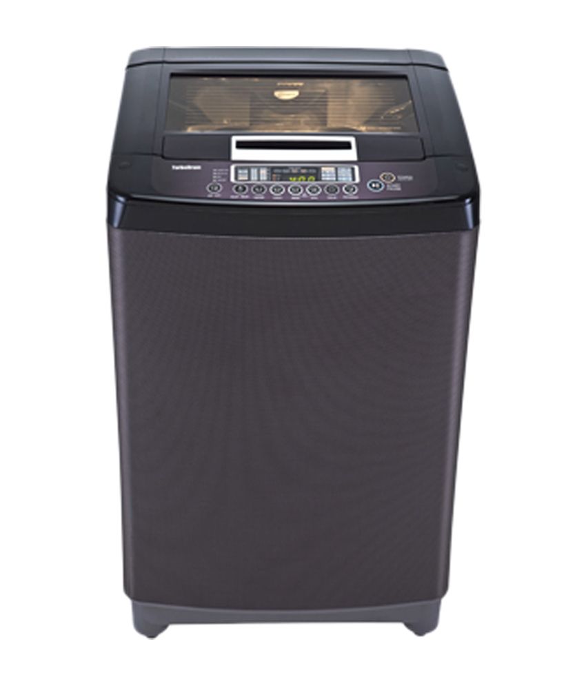LG 7.5 Kg T8567TEELK Fully Automatic Top Load Washing Machine Black