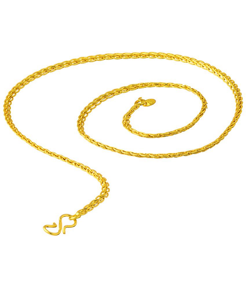 Voylla Fine Gold Plated Chain For Men: Buy Voylla Fine Gold Plated ...