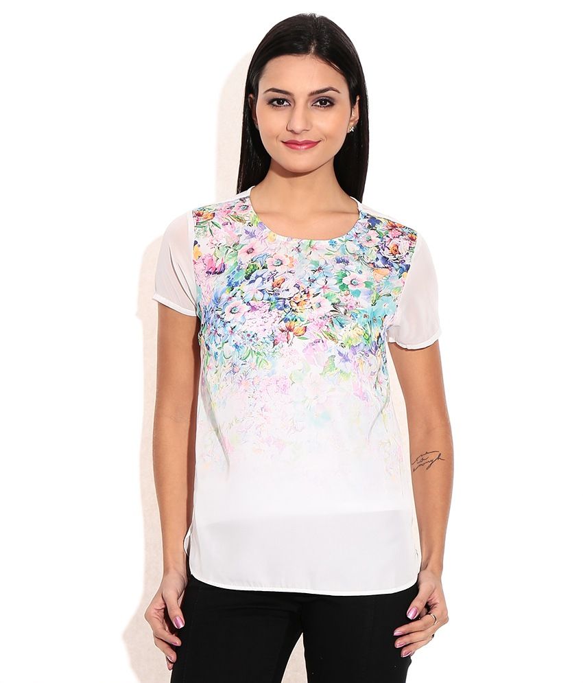 Vero Moda Multicolor Floral Printed Top - Buy Vero Moda Multicolor ...