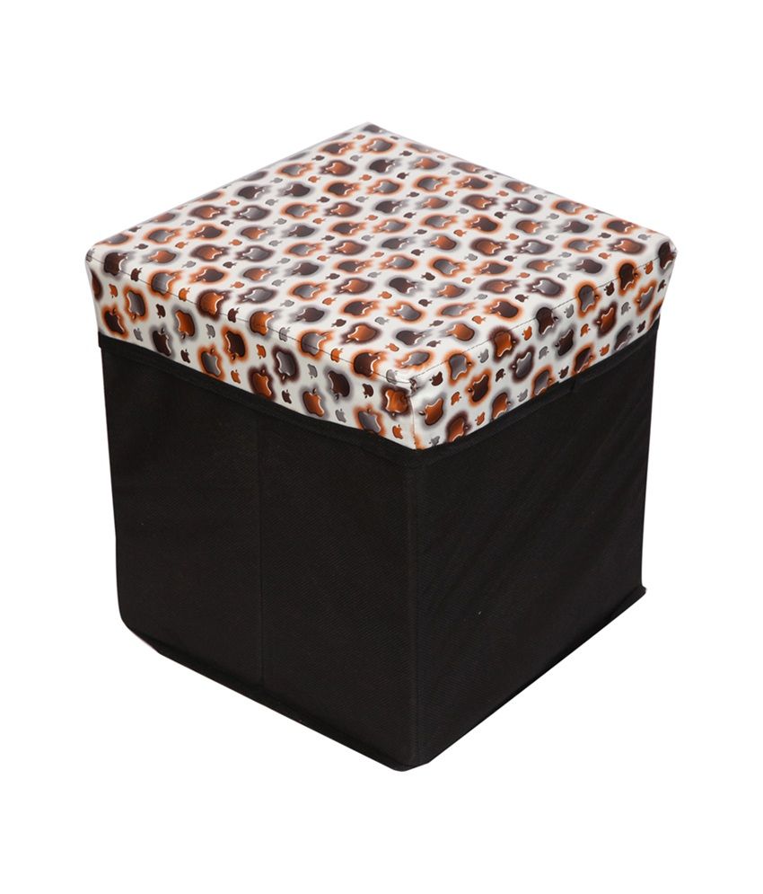 Z Decor Multicolour Cardboard Storage Box Cum Stool Buy Z Decor
