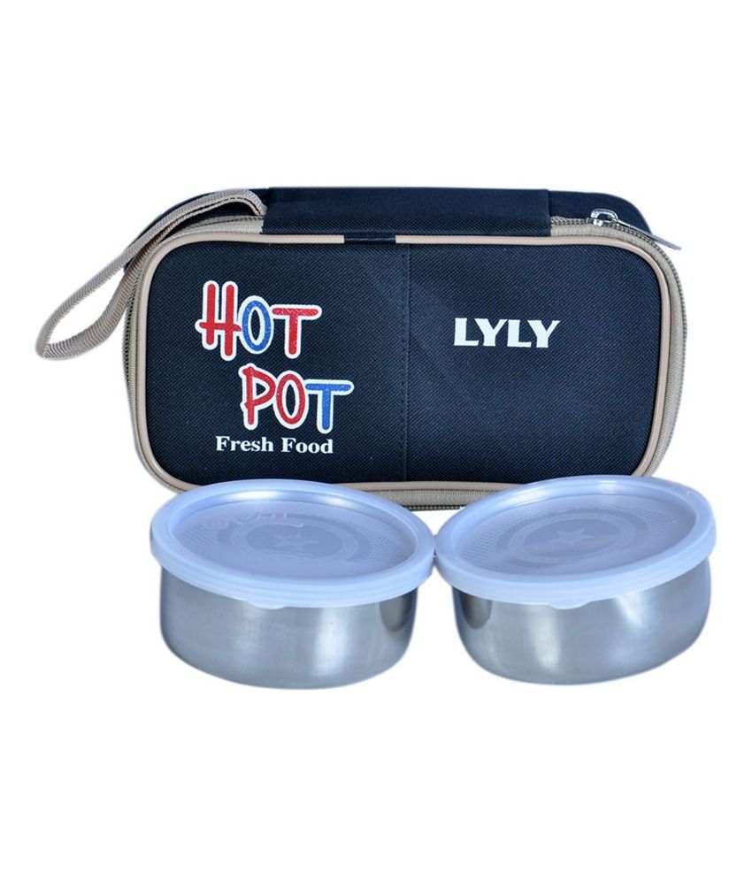 Lyly Multi Color Matte Finish Hot Pot Tiffin Set Buy Online at Best