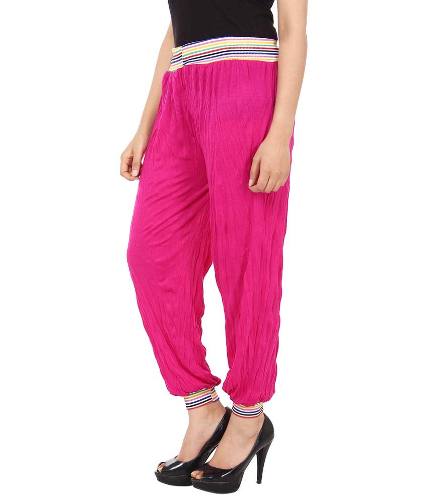 pink harem pants