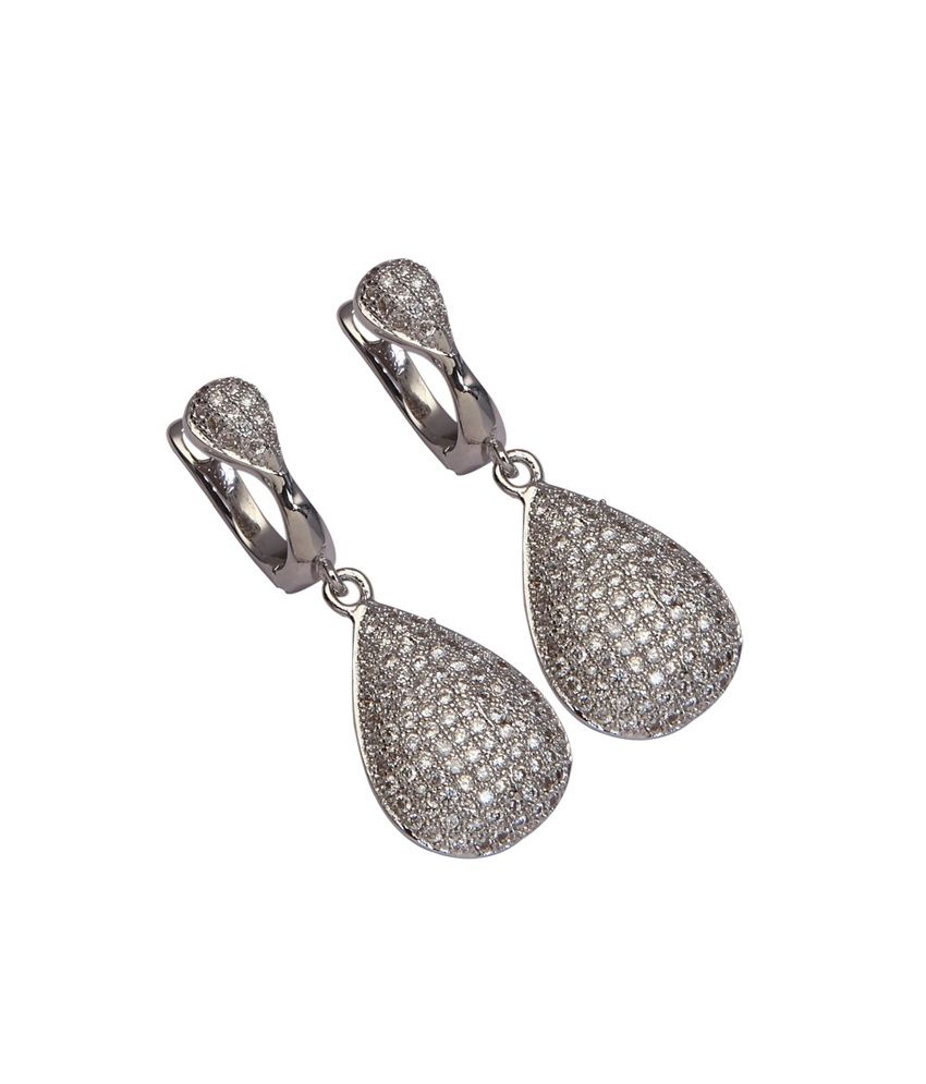 daily wear silver earrings